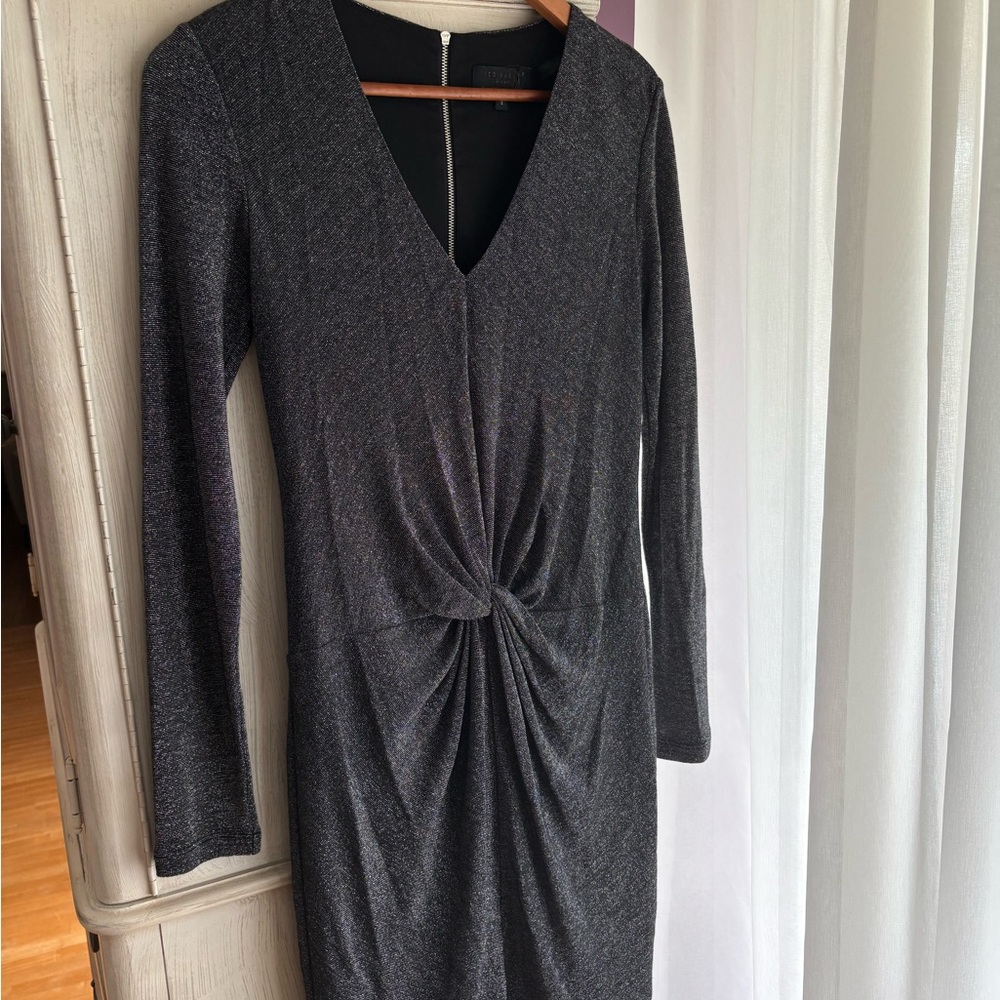 Ted Baker London - Chic Black Long Sleeve Dress
